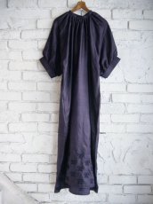 画像1: BUNON Tie Embroidery Dress ブノン エンブロイダリードレス(BN2408) (1)