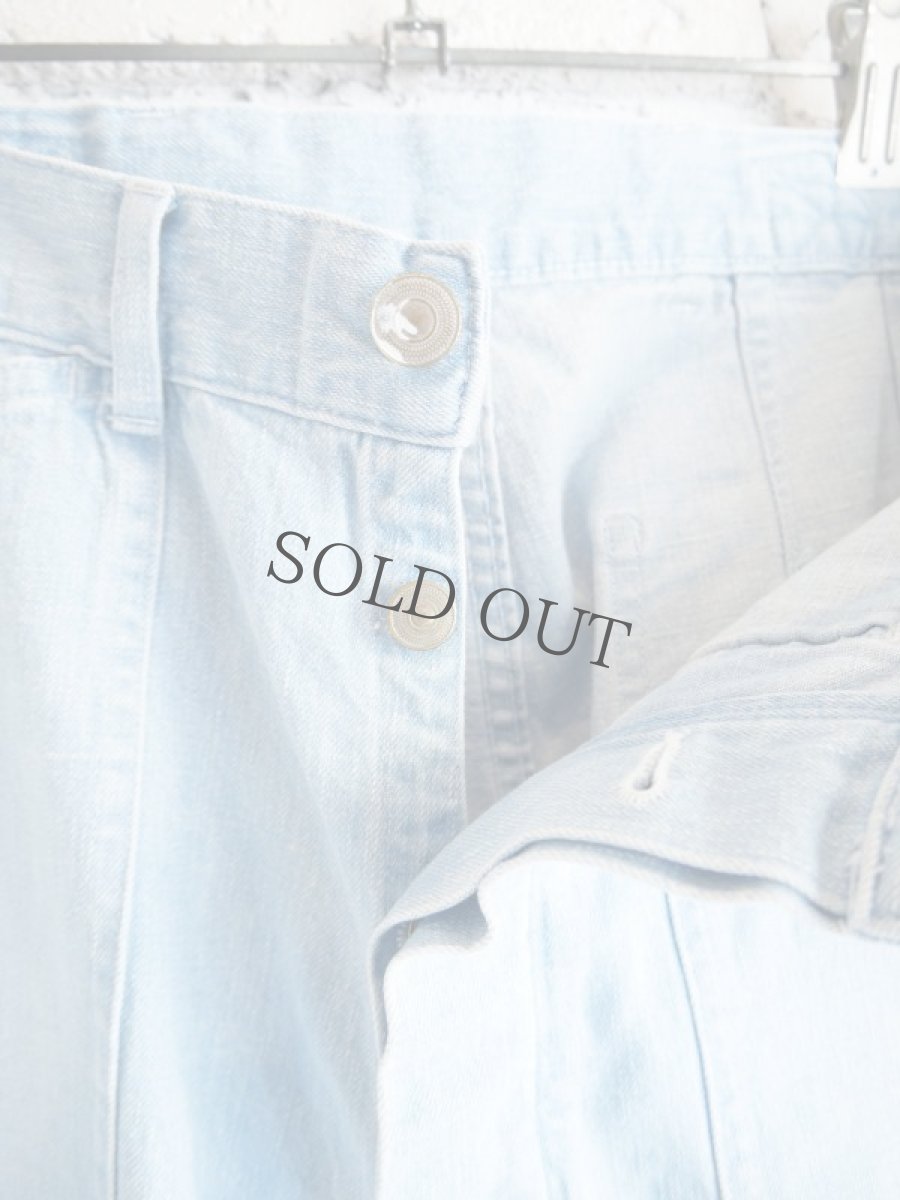 画像3: MAATEE&SONS MILITARY DENIM BLEACH マーティーアンドサンズ  ミリタリーデニム ブリーチ （MT4103-0212C） (3)