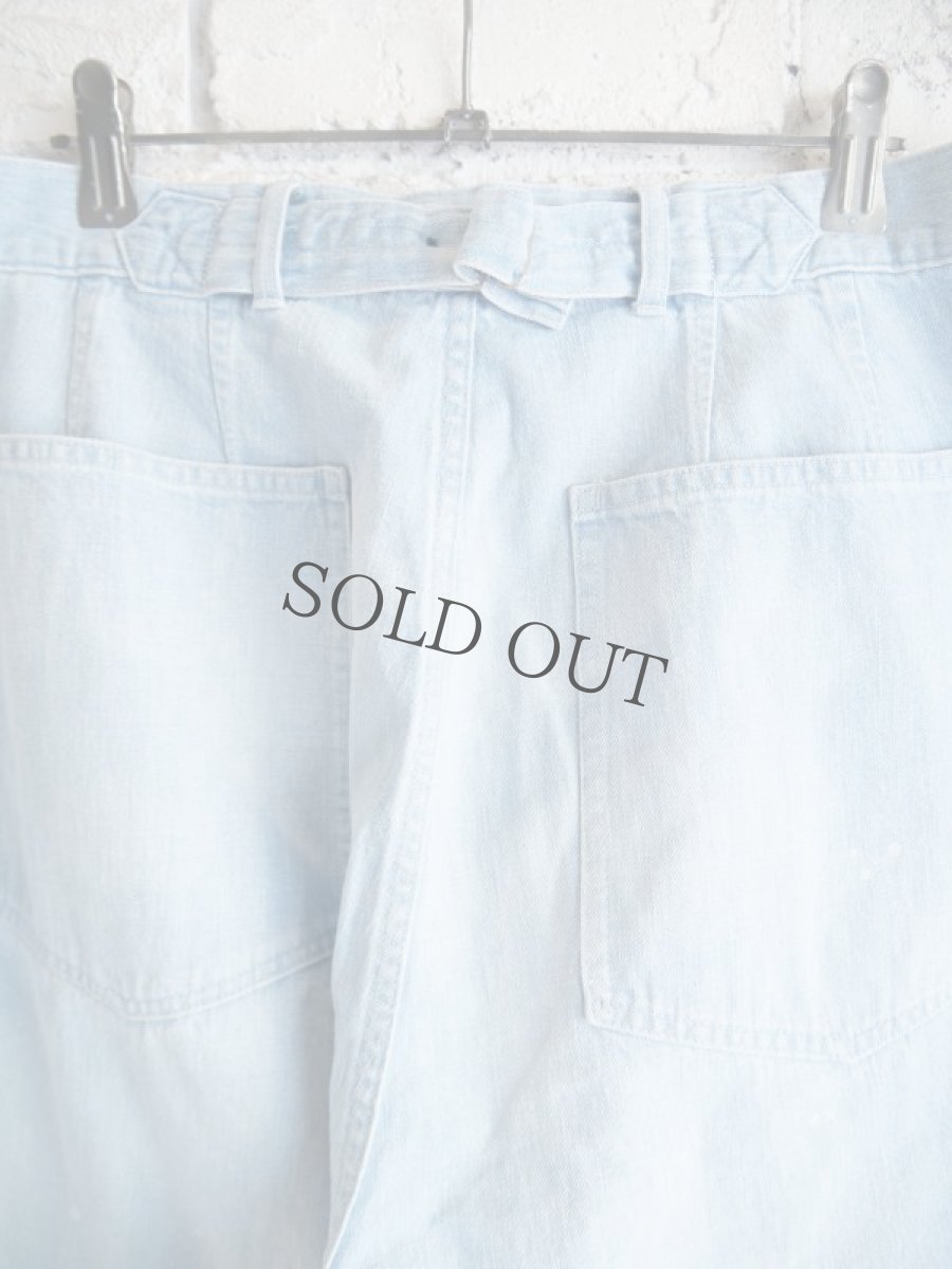 画像6: MAATEE&SONS MILITARY DENIM BLEACH マーティーアンドサンズ  ミリタリーデニム ブリーチ （MT4103-0212C） (6)