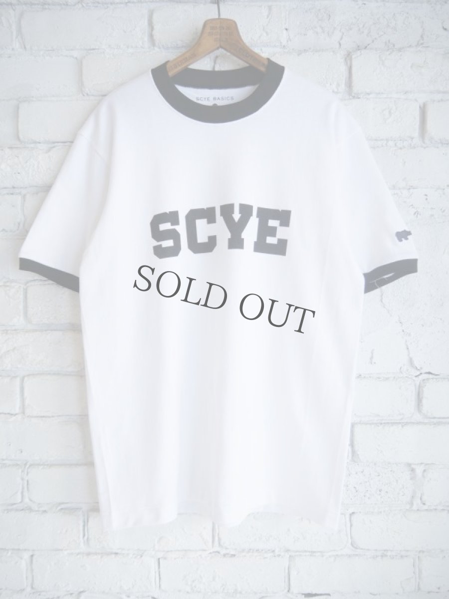 画像1: Scye（レディース) Logo Printed T -Shirt サイ ロゴプリントシャツ（5724-21702） (1)