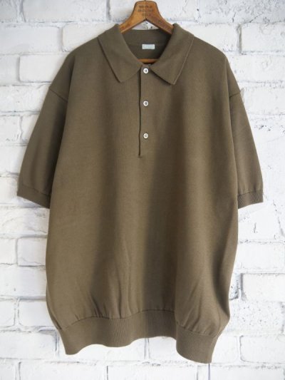 画像1: A.PRESSE Cotton Knit S/S Polo Shirts アプレッセ コットンニット半袖ポロシャツ (24SAP-03-09K)