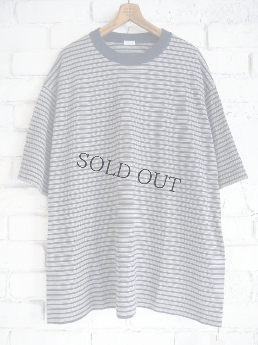画像1: A.PRESSE High Gauge S/S Striped T-Shirt アプレッセ ハイゲージ半袖ストライプTシャツ (24SAP-03-04K) (1)