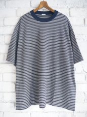 画像1: A.PRESSE High Gauge S/S Striped T-Shirt アプレッセ ハイゲージ半袖ストライプTシャツ (24SAP-03-04K) (1)