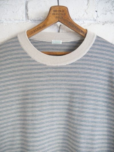 画像2: A.PRESSE High Gauge S/S Striped T-Shirt アプレッセ ハイゲージ半袖ストライプTシャツ (24SAP-03-04K)