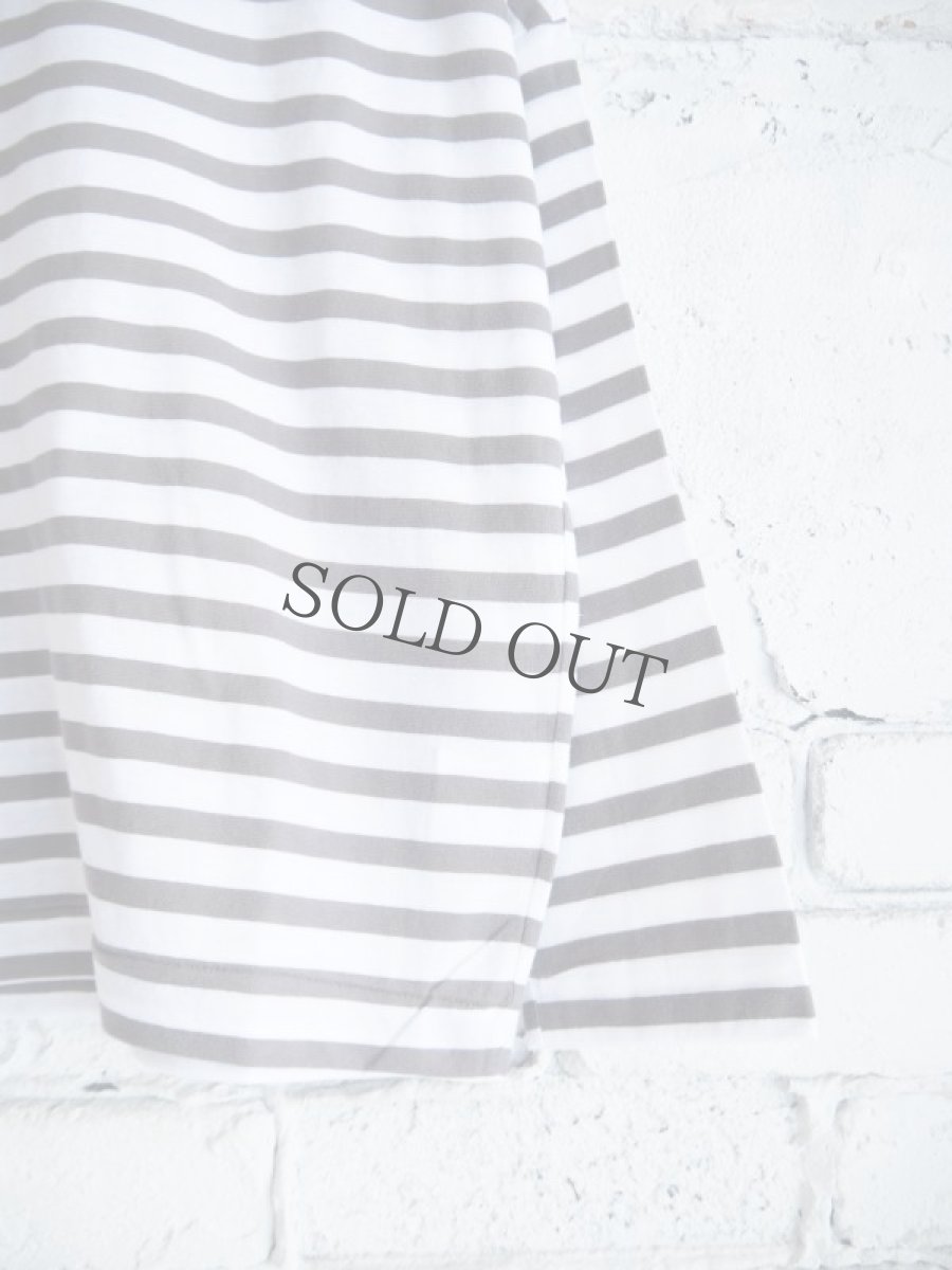 画像3: R&D.M.Co- / OLDMAN'S TAILOR GAUZE BORDER DROP SHOULDER SHIRT オールドマンズテーラー アールアンドディーエムコー ガーゼボーダードロップショルダーシャツ（6736） (3)