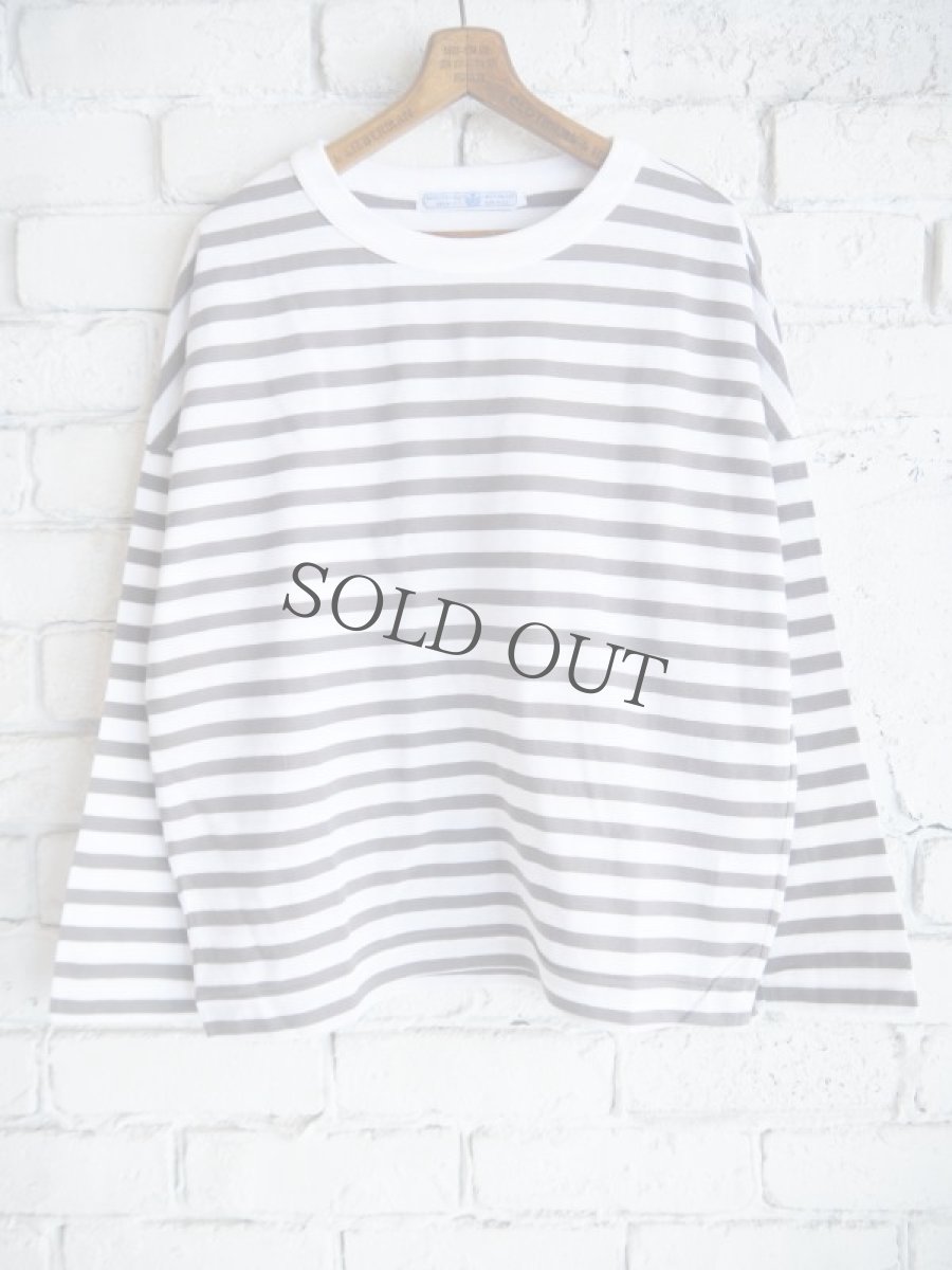 画像1: R&D.M.Co- / OLDMAN'S TAILOR GAUZE BORDER DROP SHOULDER SHIRT オールドマンズテーラー アールアンドディーエムコー ガーゼボーダードロップショルダーシャツ（6736） (1)