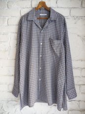 画像1: MAATEE&SONS H WOOL ONE PIECE COLLAR SHIRTS  マーティーアンドサンズ  エイチウールワンピースカラーシャツ（MT4103-0609） (1)