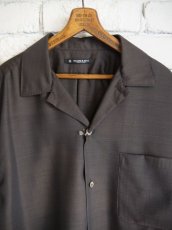 画像2: MAATEE&SONS H WOOL ONE PIECE COLLAR SHIRTS  マーティーアンドサンズ  エイチウールワンピースカラーシャツ（MT4103-0609） (2)