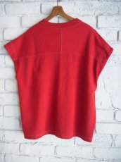 画像5: blurhms（レディース）  C/Silk Nep Football French Sleeve ブラームス コットンシルクネップフットボールフレンチスリーブTシャツ (BHSW24S10) (5)