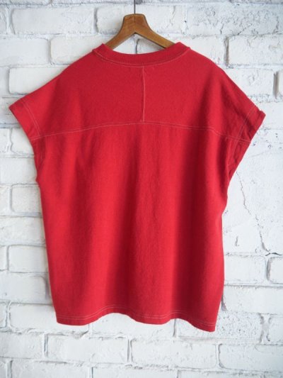 画像3: blurhms（レディース）  C/Silk Nep Football French Sleeve ブラームス コットンシルクネップフットボールフレンチスリーブTシャツ (BHSW24S10)