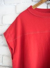 画像3: blurhms（レディース）  C/Silk Nep Football French Sleeve ブラームス コットンシルクネップフットボールフレンチスリーブTシャツ (BHSW24S10) (3)