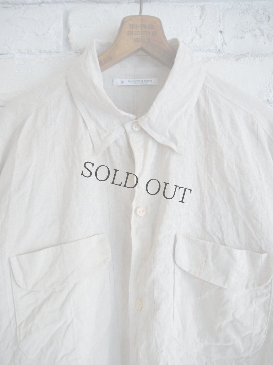 画像2: MAATEE&SONS NOT A PLAIN SHIRTS  マーティーアンドサンズ  ノットアプレインシャツ（MT4103-0606） (2)