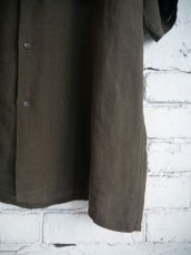 画像3: MAATEE&SONS S/S OPEN COLLAR SHIRTS ドSLINEN マーティーアンドサンズ  ショートスリーブオープンカラーシャツ ドSリネン（MT4103-0614） (3)