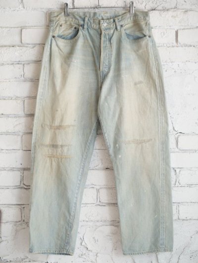 画像1: A.PRESSE Washed Denim Wide Pants アプレッセ ウォッシュドデニムワイドパンツ(24AAP-04-18H)