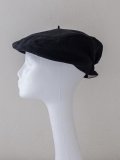 cauda cap サイズ2 black(リネン) LINEN CASQUETTE（リネンキャスケット）SE721 ブラック