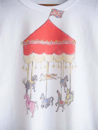 画像2: R&D.M.Co- / OLDMAN'S TAILOR MERRY-GO-ROUND T-SHIRT オールドマンズテーラー アールアンドディーエムコー メリーゴーランドTシャツ（6878a1）