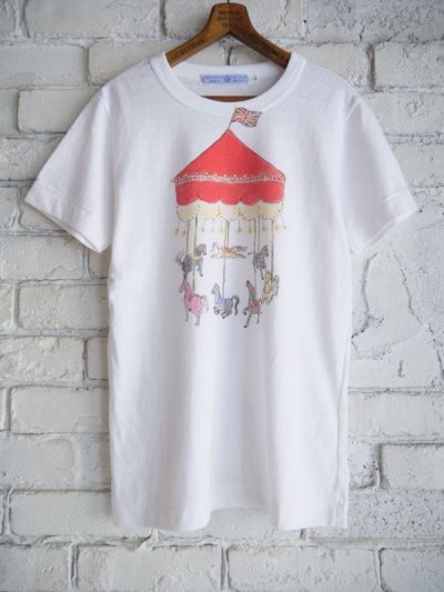 画像1: R&D.M.Co- / OLDMAN'S TAILOR MERRY-GO-ROUND T-SHIRT オールドマンズテーラー アールアンドディーエムコー メリーゴーランドTシャツ（6878a1）