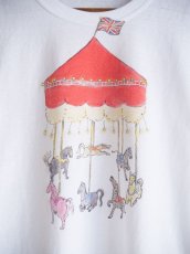 画像3: R&D.M.Co- / OLDMAN'S TAILOR MERRY-GO-ROUND T-SHIRT オールドマンズテーラー アールアンドディーエムコー メリーゴーランドTシャツ（6878a1） (3)