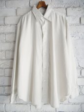 画像1: A.PRESSE Double Weave Twill Regular Collar Shirts アプレッセ ダブルウェーブツイルレギュラーカラーシャツ (24AAP-02-07H) (1)