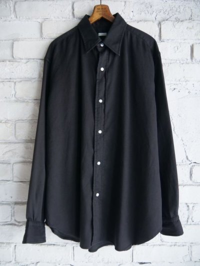 画像1: A.PRESSE Double Weave Twill Regular Collar Shirts アプレッセ ダブルウェーブツイルレギュラーカラーシャツ (24AAP-02-07H)