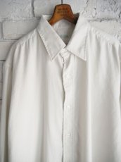 画像2: A.PRESSE Double Weave Twill Regular Collar Shirts アプレッセ ダブルウェーブツイルレギュラーカラーシャツ (24AAP-02-07H) (2)