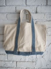 画像1: OUTIL SAC COLMAR インディゴキャンバストート M（OV-G001） (1)