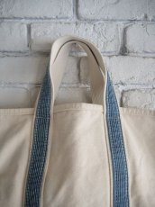 画像2: OUTIL SAC COLMAR インディゴキャンバストート M（OV-G001） (2)