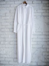 画像1: blurhmsROOTSTOCK End on End USN Shirt Dress  ブラームスルーツストック シャツドレス (bROOTS24F002W) (1)