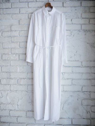 画像1: blurhmsROOTSTOCK End on End USN Shirt Dress  ブラームスルーツストック シャツドレス (bROOTS24F002W)