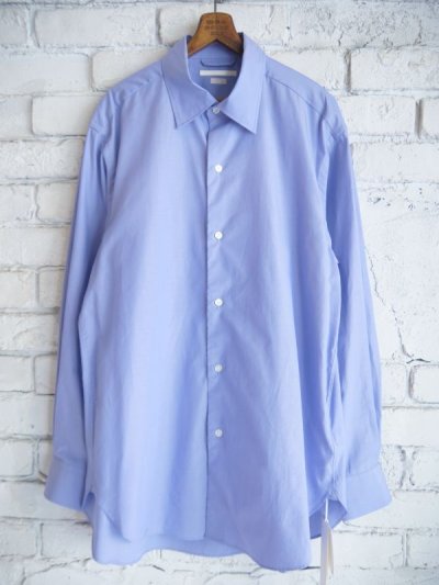 画像1: blurhms  Chambray Classic Shirt ブラームス シャンブレークラシックシャツ (BHS24F034)