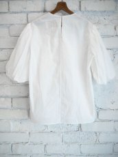 画像4: R&D.M.Co- / OLDMAN'S TAILOR GARMENT DYE BALLOON SLEEVE BLOUSE オールドマンズテーラー アールアンドディーエムコー　ガーメントダイ バルーンスリーブブラウス（6782a1） (4)