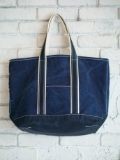 画像4: OUTIL SAC COLMAR インディゴキャンバストート L（OV-G002） (4)