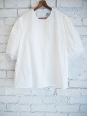 画像1: R&D.M.Co- / OLDMAN'S TAILOR GARMENT DYE BALLOON SLEEVE BLOUSE オールドマンズテーラー アールアンドディーエムコー　ガーメントダイ バルーンスリーブブラウス（6782a1） (1)