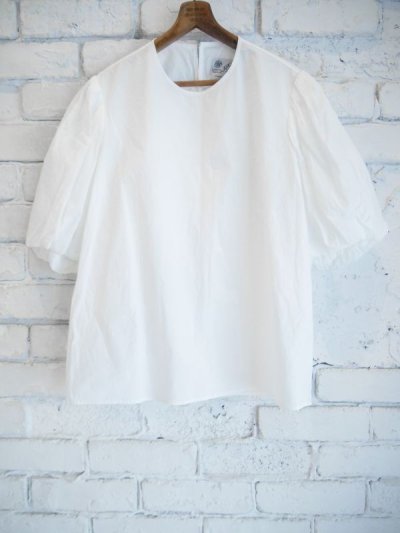 画像1: R&D.M.Co- / OLDMAN'S TAILOR GARMENT DYE BALLOON SLEEVE BLOUSE オールドマンズテーラー アールアンドディーエムコー　ガーメントダイ バルーンスリーブブラウス（6782a1）