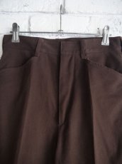 画像2: blurhms（レディース） Brushed Twill Slacks ブラームス ブラッシュドツイルスラックス（BHSW24F3） (2)