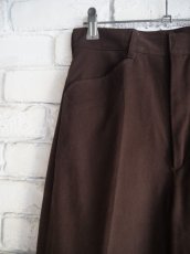 画像4: blurhms（レディース） Brushed Twill Slacks ブラームス ブラッシュドツイルスラックス（BHSW24F3） (4)