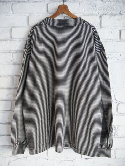 画像3: blurhms C/NAPP Border L/S Plain Tee ブラームス コットンナップボーダーロングスリーブプレーンTシャツ (BHSW24F040)