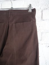 画像5: blurhms（レディース） Brushed Twill Slacks ブラームス ブラッシュドツイルスラックス（BHSW24F3） (5)