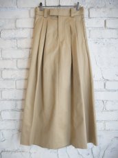 画像1: Scye San Joaquin Cotton Pleates Midi Skirt  (レディース）サイ  サンホアキンコットンプリーツミディスカート (5224-93529) (1)