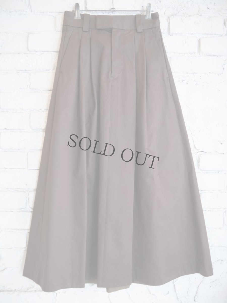 画像1: Scye San Joaquin Cotton Pleates Midi Skirt  (レディース）サイ  サンホアキンコットンプリーツミディスカート (5224-93529) (1)