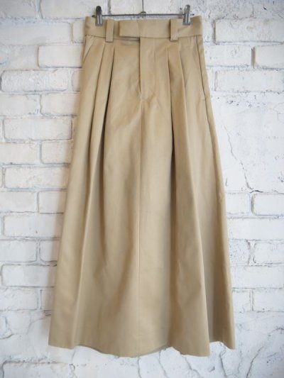 画像1: Scye San Joaquin Cotton Pleates Midi Skirt  (レディース）サイ  サンホアキンコットンプリーツミディスカート (5224-93529)