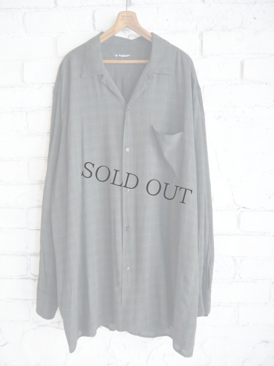 画像1: MAATEE&SONS 強撚RAYON OP COLLAR SHIRTS  マーティーアンドサンズ  強撚レーヨンオープンカラーシャツ（MT4303-0605A） (1)