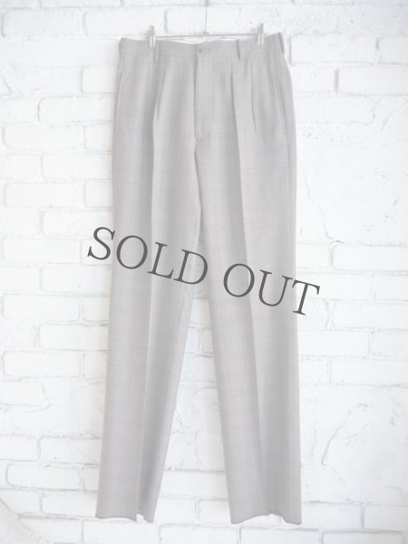 MAATEE&SONS/永遠Slacks Wool matcheck サイズ1 MAATEE&SONS (マーティーアンドサンズ) 24AW 