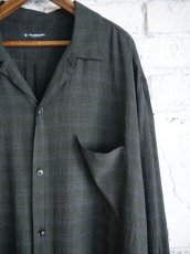 画像3: MAATEE&SONS 強撚RAYON OP COLLAR SHIRTS  マーティーアンドサンズ  強撚レーヨンオープンカラーシャツ（MT4303-0605A） (3)