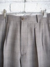 画像2: MAATEE&SONS 永遠SLACKS  WOOLMATCHECK マーティーアンドサンズ  永遠スラックス （MT4303-0203B） (2)