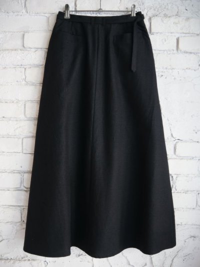 画像3: blurhms（レディース）Wool Napping Belted Skirt ブラームス ウールナッピングベルトスカート（BHSW24F5）