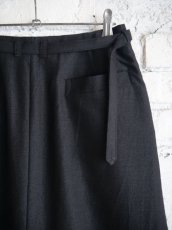 画像3: blurhms（レディース）Wool Napping Belted Skirt ブラームス ウールナッピングベルトスカート（BHSW24F5） (3)