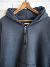 画像2: A.PRESSE Vintage Half Zip Sweat Hoodie アプレッセ  ハーフジップスウェットフーディー (24AAP-05-07K) (2)