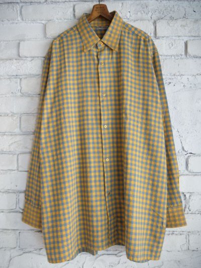 画像1: MAATEE&SONS GUPTA KHADI COTTON CHECK SHIRTS  マーティーアンドサンズ  グプタカディコットンチェックシャツ（MT4303-0604C）