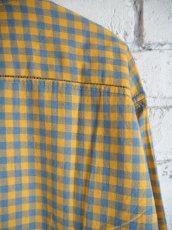 画像5: MAATEE&SONS GUPTA KHADI COTTON CHECK SHIRTS  マーティーアンドサンズ  グプタカディコットンチェックシャツ（MT4303-0604C） (5)